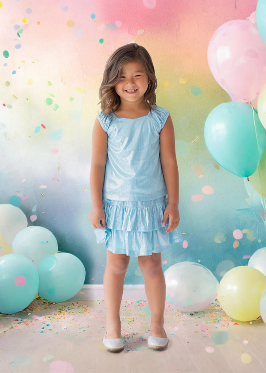 Mabel + Honey Blue | Party Girl 2 Piece Set