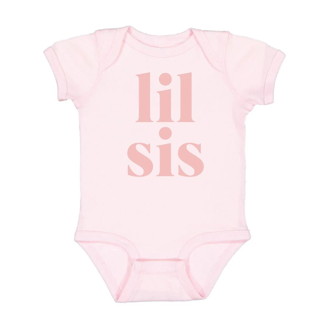 Sweet Wink Ballet Pink | Lil Sis Short Sleeve Bodysuit