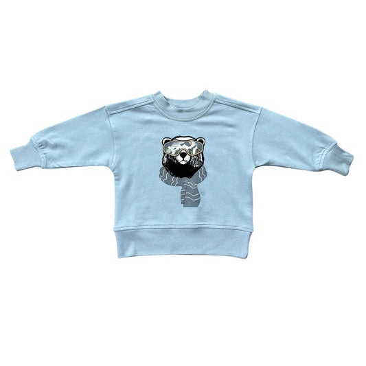Baby Sprouts Ski Bear | Boxy Sweatshirt
