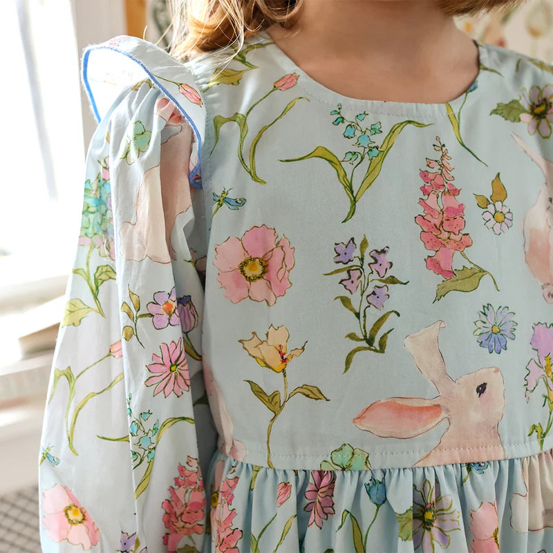 Pink Chicken Botanical Bunnies | Brooke Dress