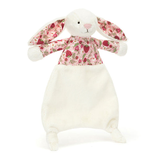 JellyCat Blossom Cream Berry Bunny Comforter
