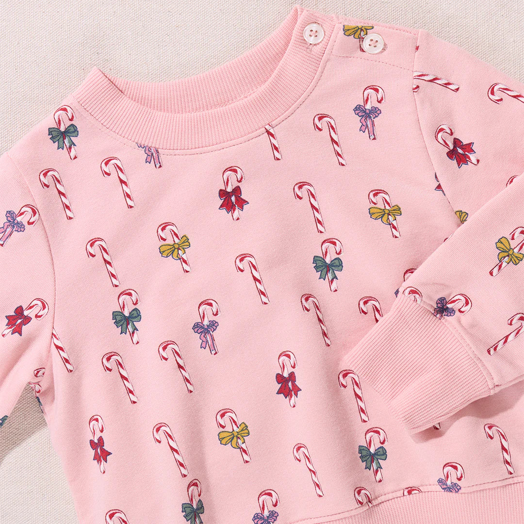 Coop Kids x Pink Chicken Mini Candy Cane | Jax Jogger Set