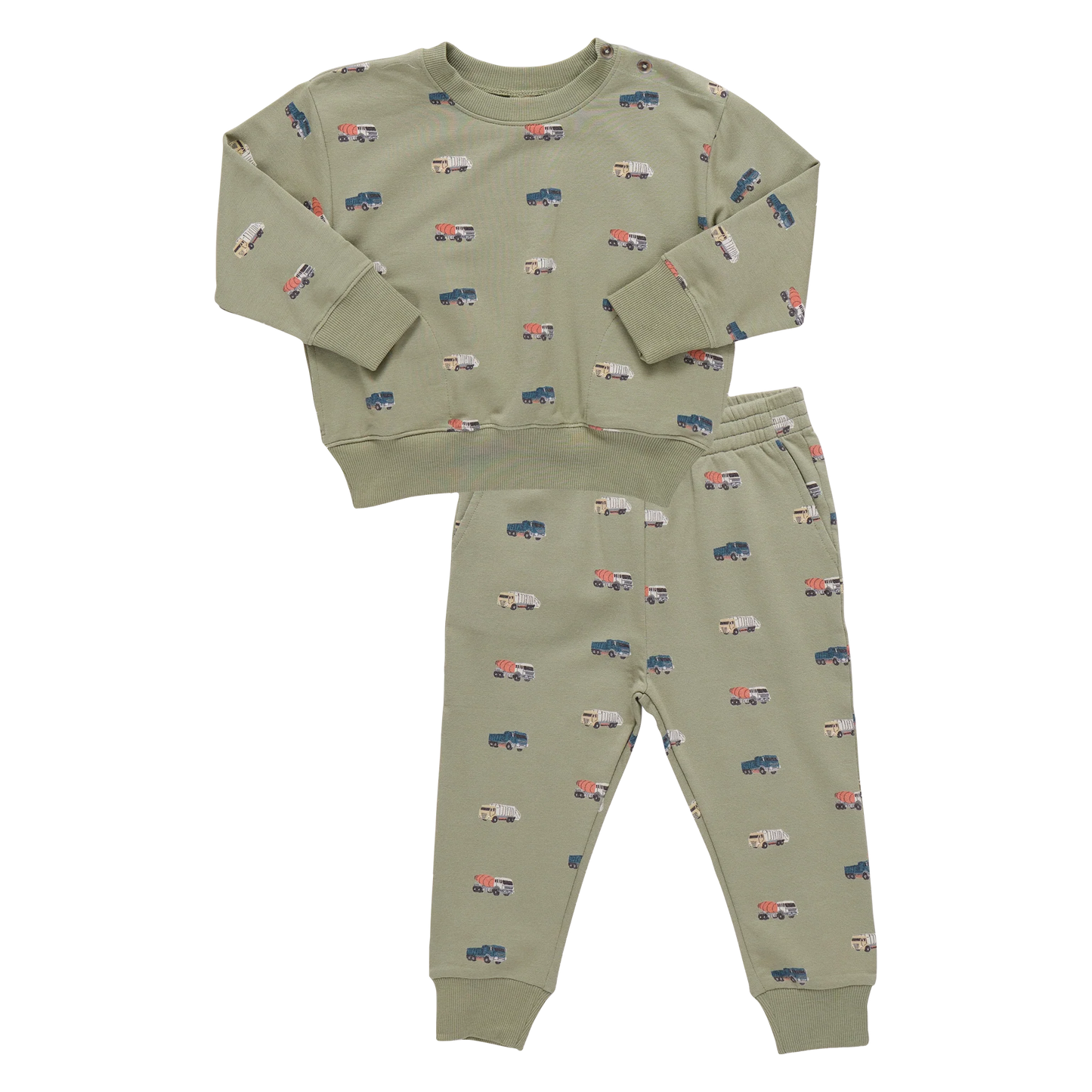 Pink Chicken X Coop Kids Racecars | Jax Jogger Set