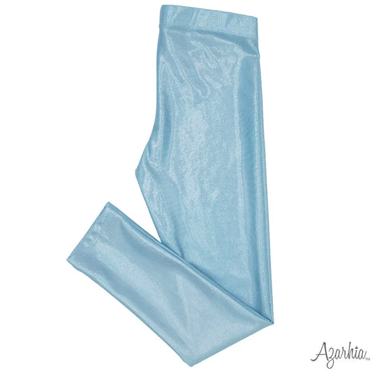 Azarhia Light Blue | Shimmer Leggings