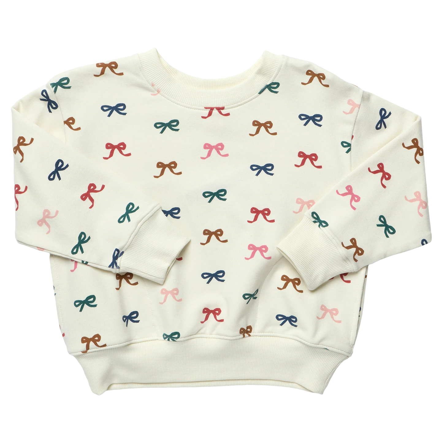 Pink Chicken X Coop Kids Tiny Bows | Play Sweatshirt