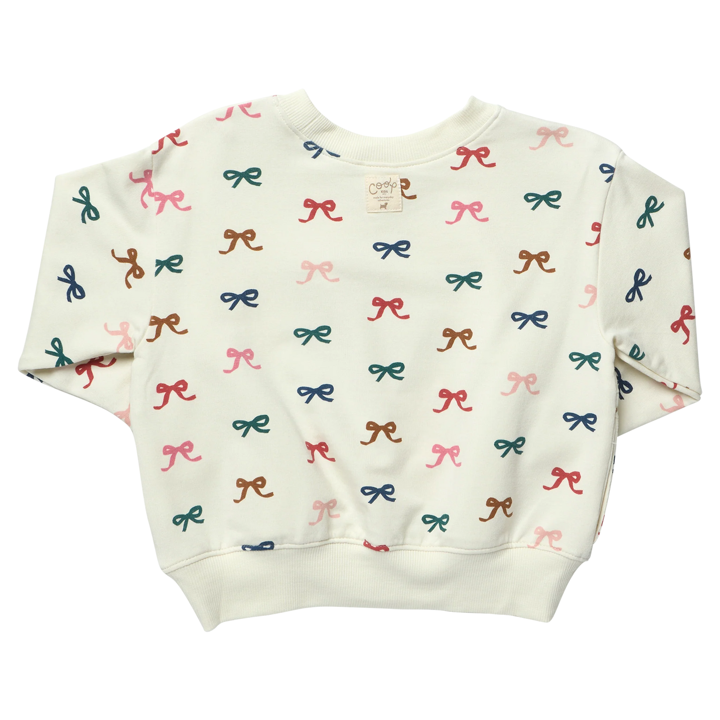 Pink Chicken X Coop Kids Tiny Bows | Play Sweatshirt