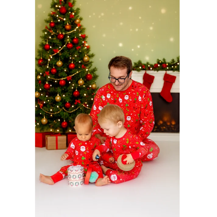 Zolly Kids Christmas Morning | Zippy Convertible Bamboo PJs