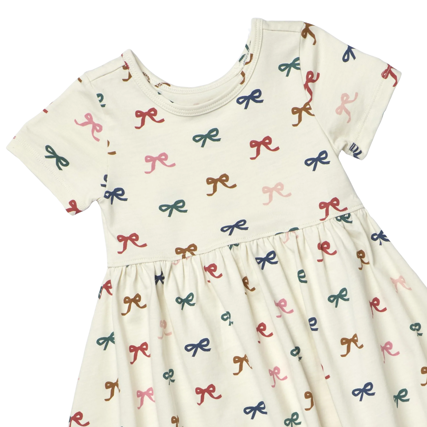 Pink Chicken X Coop Kids Tiny Bows | Sunny Dress