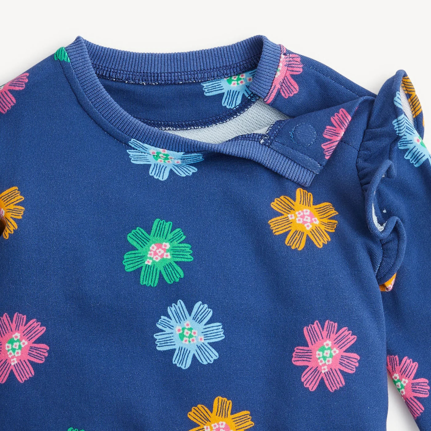 Magnetic Me Navy Floral | French Terry Top & Pant Set