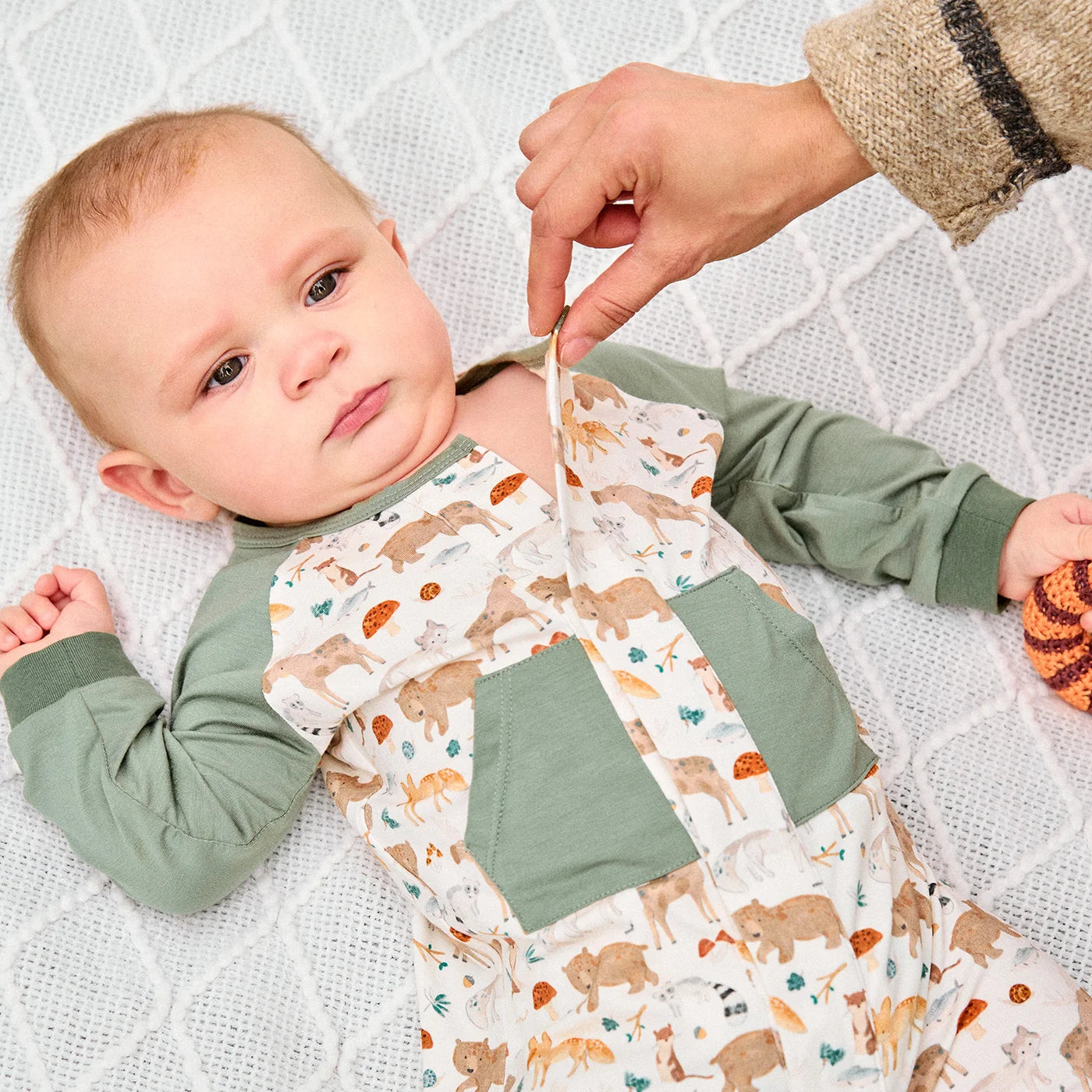 Magnetic Me Wonderful Wildlife | Modal Long Sleeve Romper