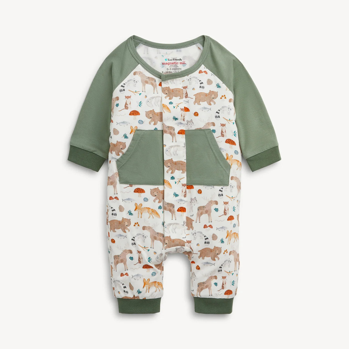 Magnetic Me Wonderful Wildlife | Modal Long Sleeve Romper