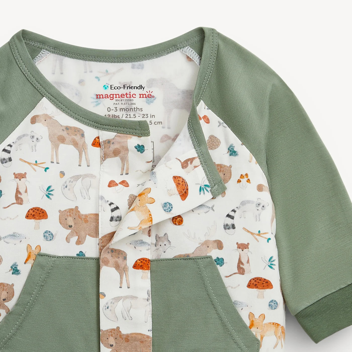 Magnetic Me Wonderful Wildlife | Modal Long Sleeve Romper