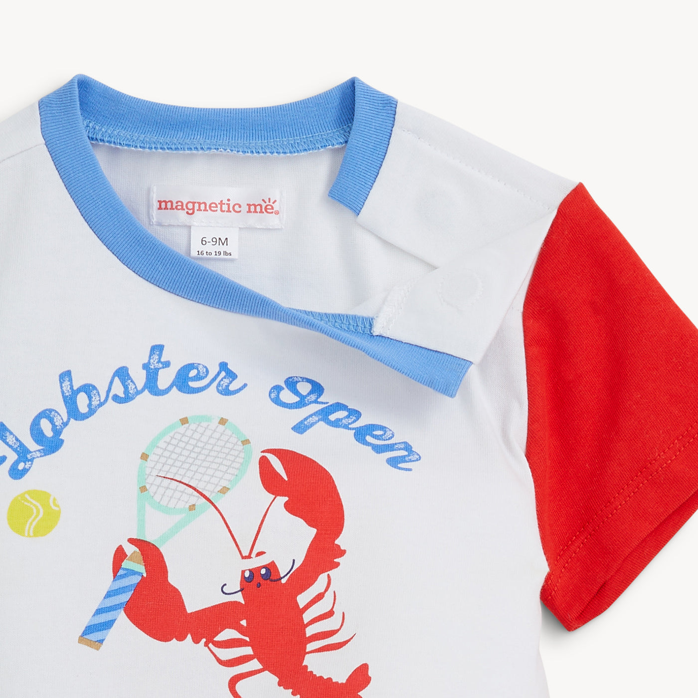 Magnetic Me Lobster | Short Sleeve Tee + Short Set