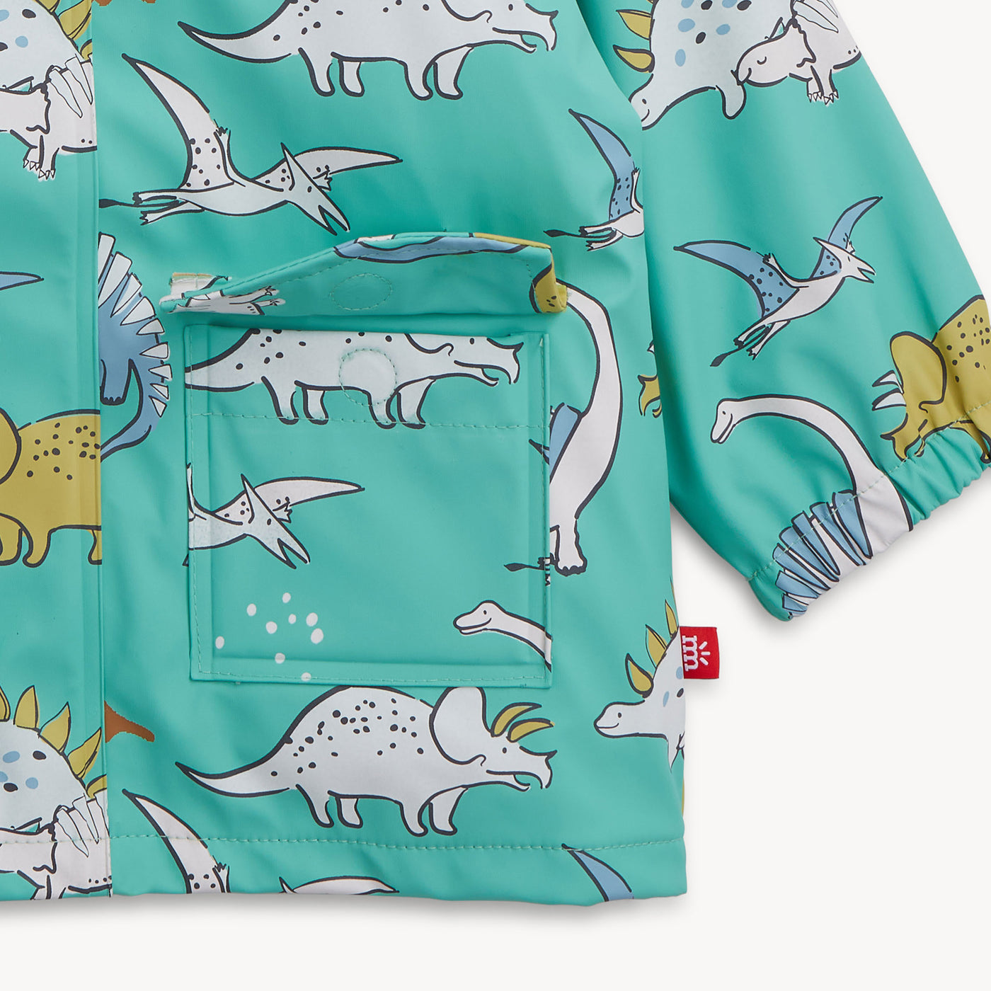 Magnetic Me All Over Dino | Color Changing Raincoat