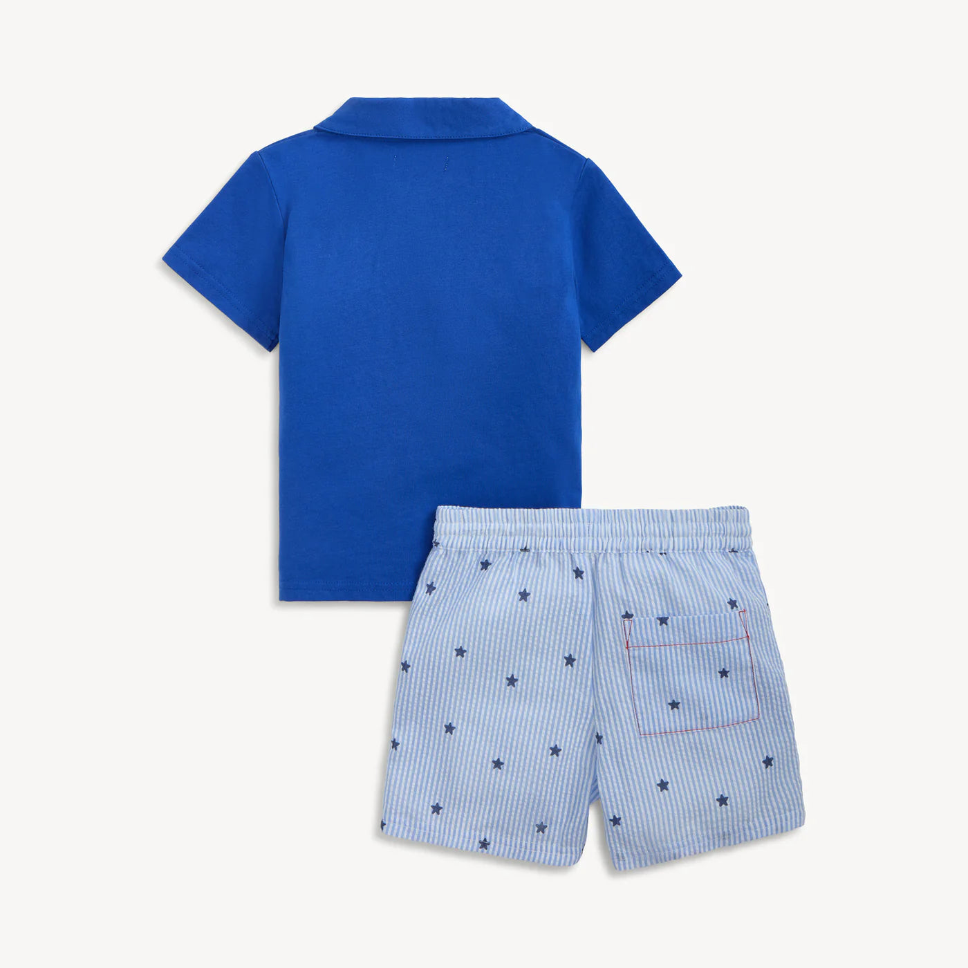 Magnetic Me Seersucker Stripe | Tee + Short Set
