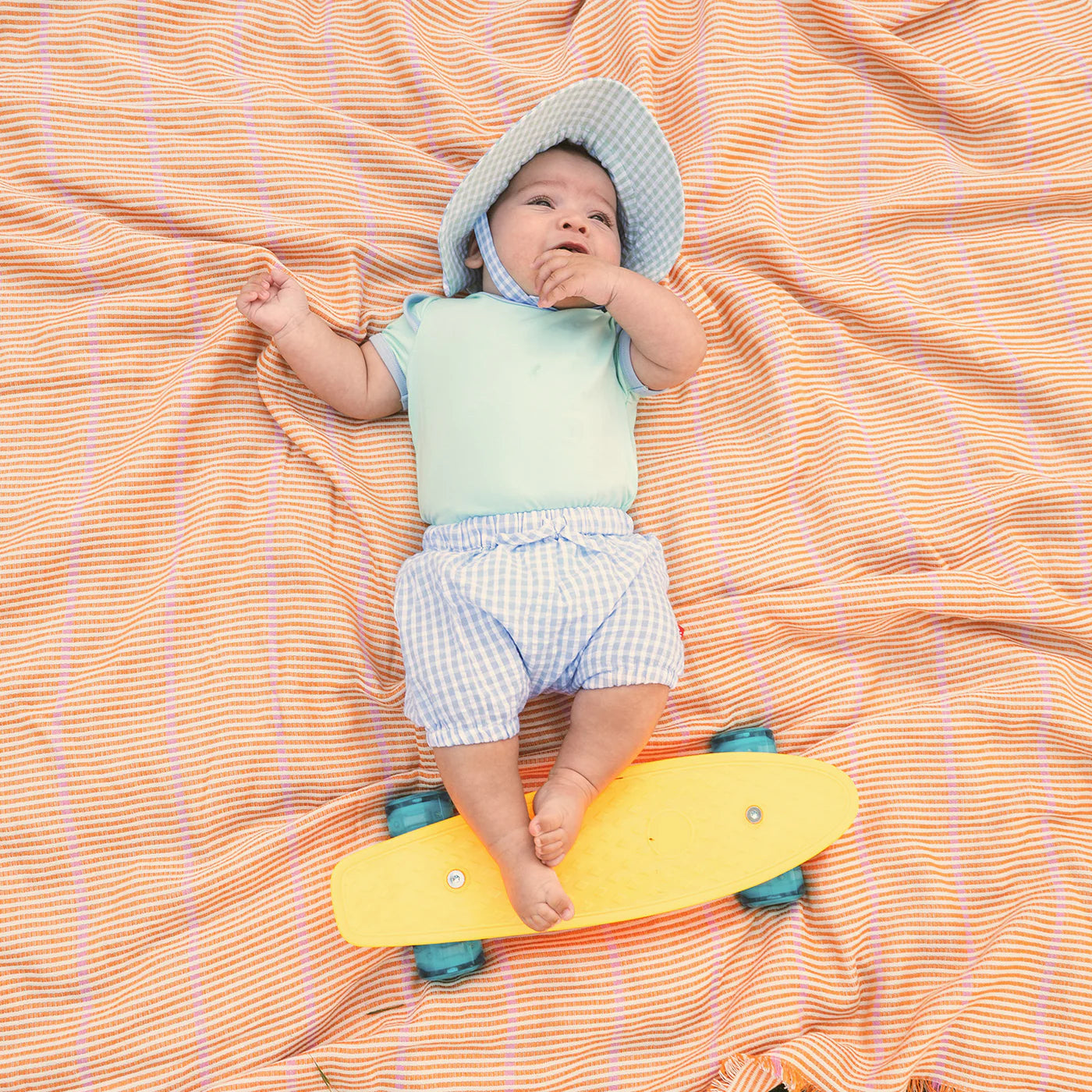 Magnetic Me Aloe | Colorblock Shirt + Bloomer Short Set