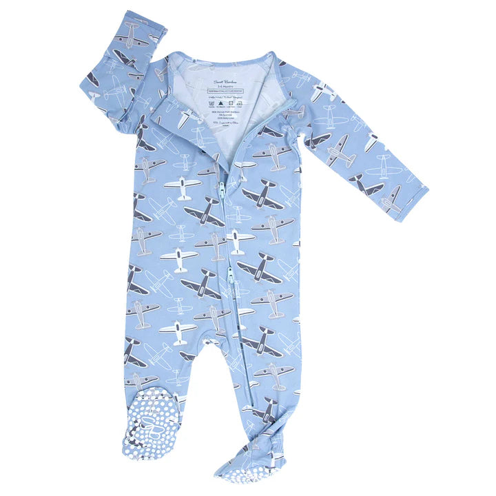 Sweet Bamboo Sam | Zipper Footie