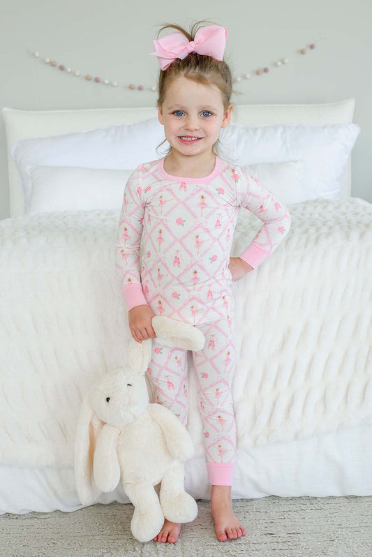 Caden Lane Darling Ballerina | Two-Piece PJ Set