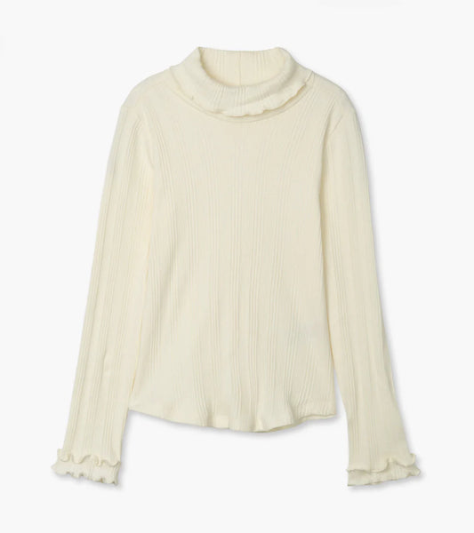 Hatley Winter Cream | Cami Lace Turtleneck