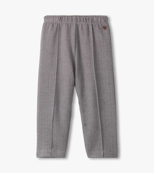Hatley Dark Grey | Stretch Herringbone Pants