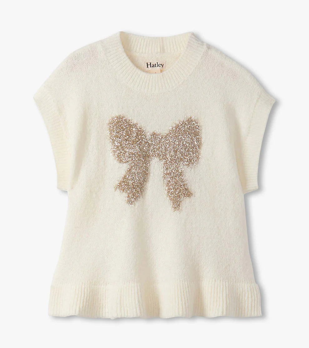 Hatley Gold | Bow Everywhere Sweater Vest