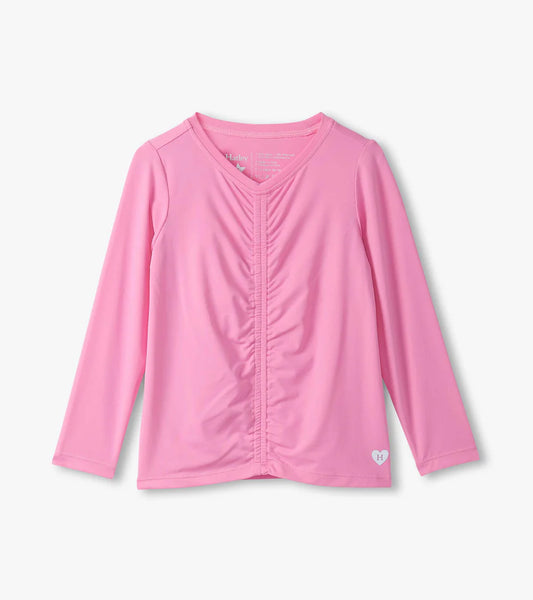 Hatley Fuchsia Pink | Gathered Front Top