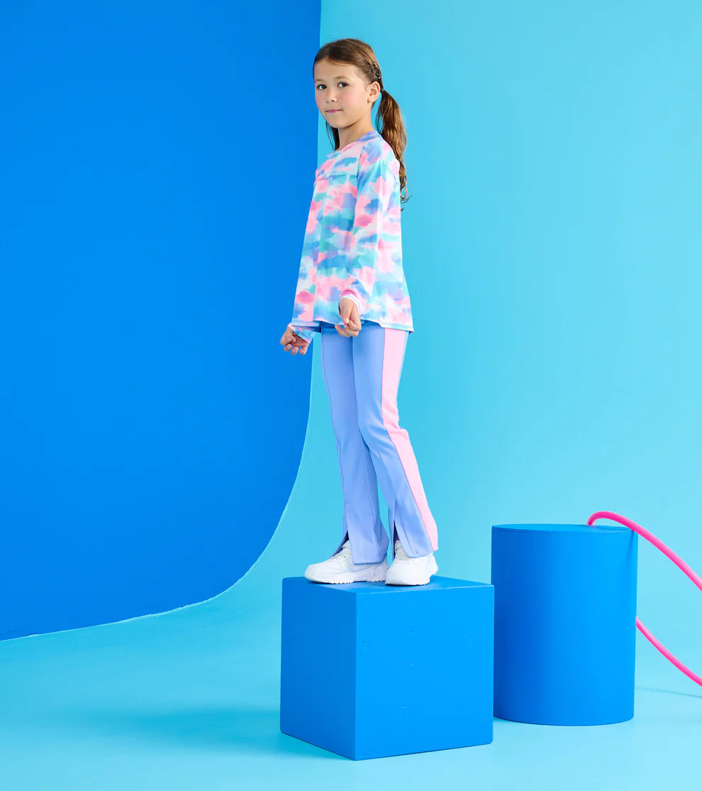 Hatley Lavender Purple | Jacaranda Active Flared Pants