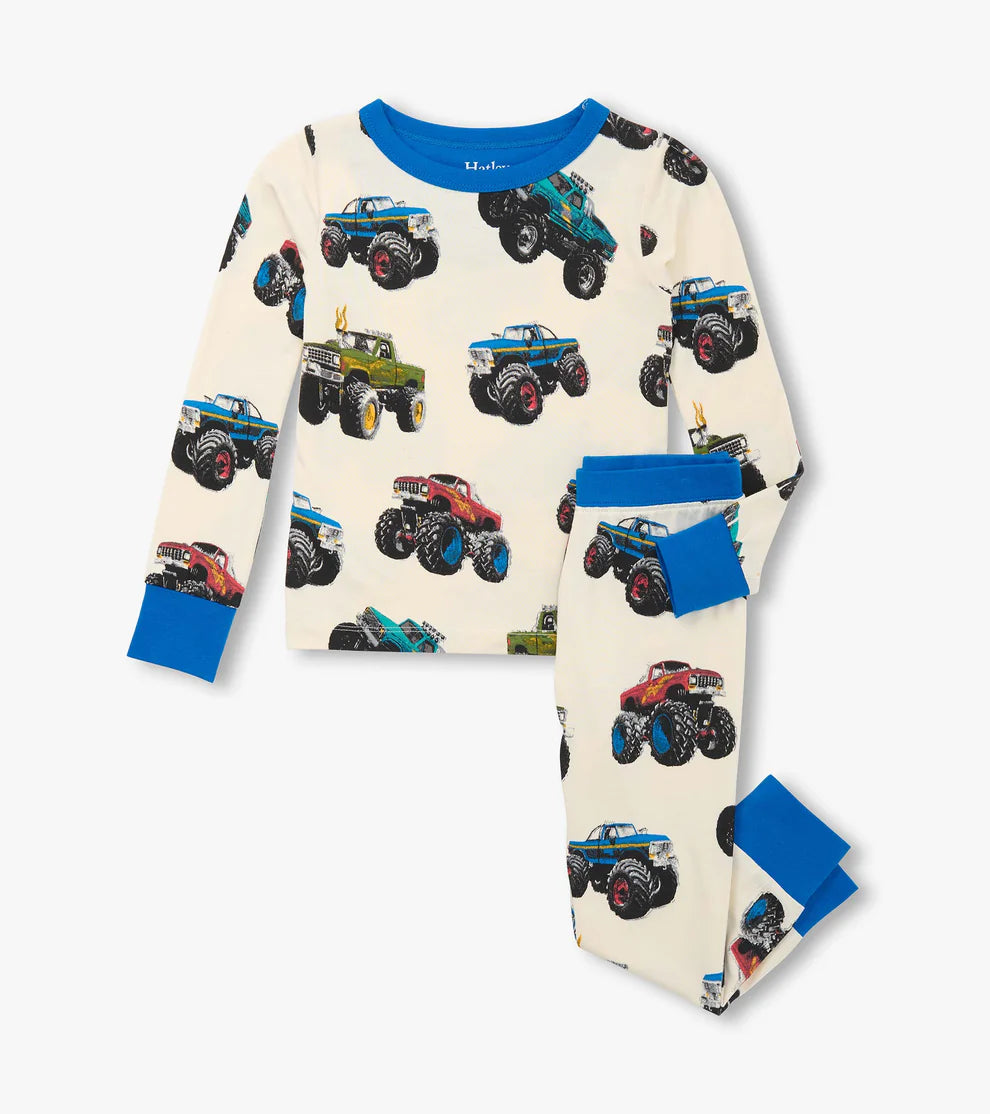 Hatley Mega Monster Truck | Bamboo PJ Set