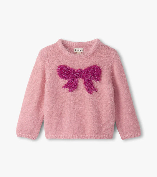 Hatley Shiny Bow | Furry Sweater