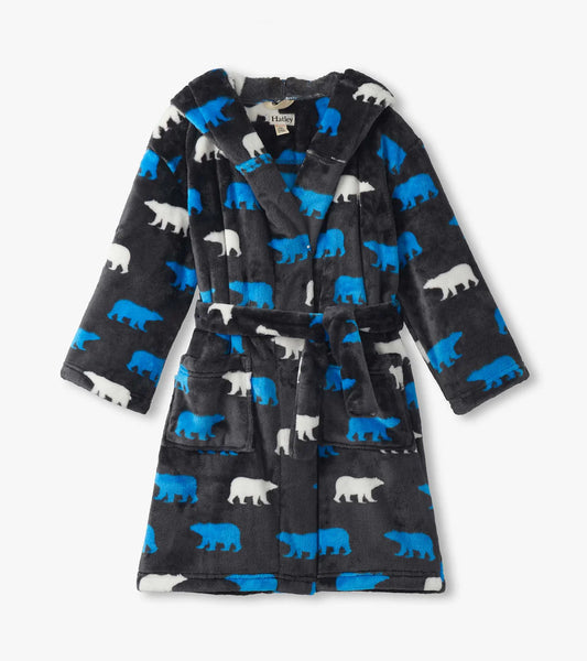 Hatley Polar Bear | Silhouette Fuzzy Fleece Robe