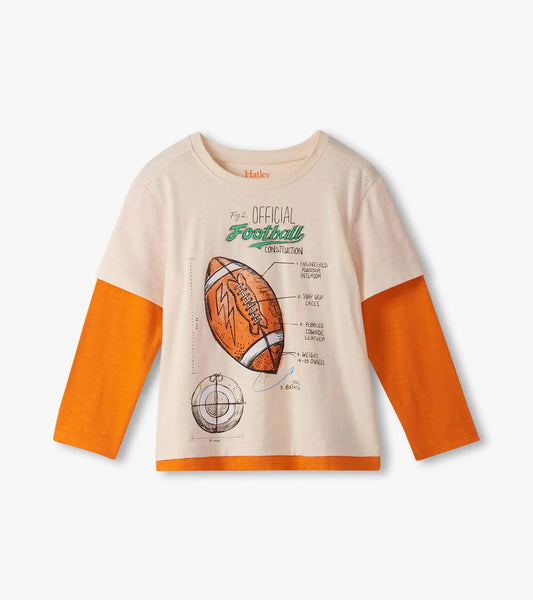 Hatley Football | Fooler Long Sleeve Tee