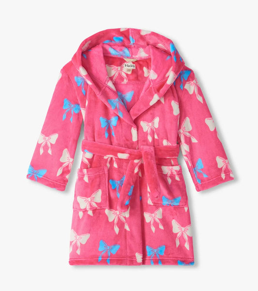Hatley Big Bows | Fuzzy Fleece Robe