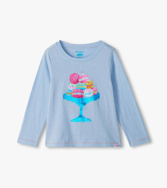 Hatley Yummy Macarons | Long Sleeve Graphic Tee