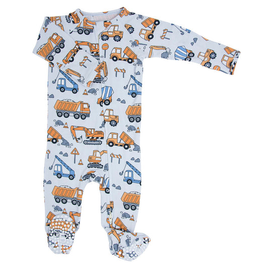 Sweet Bamboo Uncle Kev | Zipper Footie