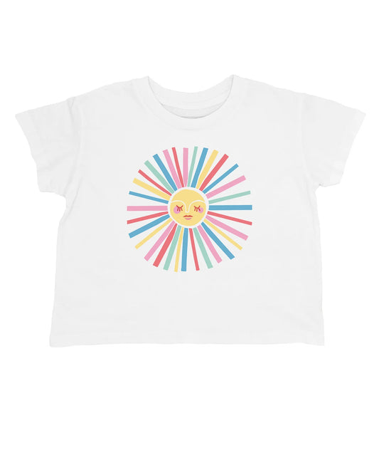 Feather 4 Arrow White | Sunshine Crop Tee