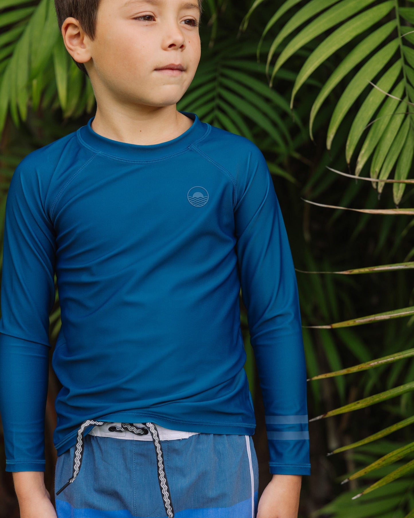 Feather 4 Arrow Navy | Long Sleeve Rashguard