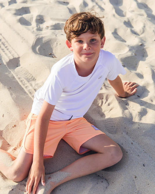 Feather 4 Arrow Orange Pop | Scallop Boardshort