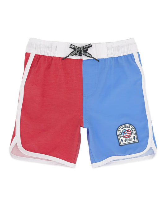 Feather 4 Arrow True Red | Scallop Boardshort