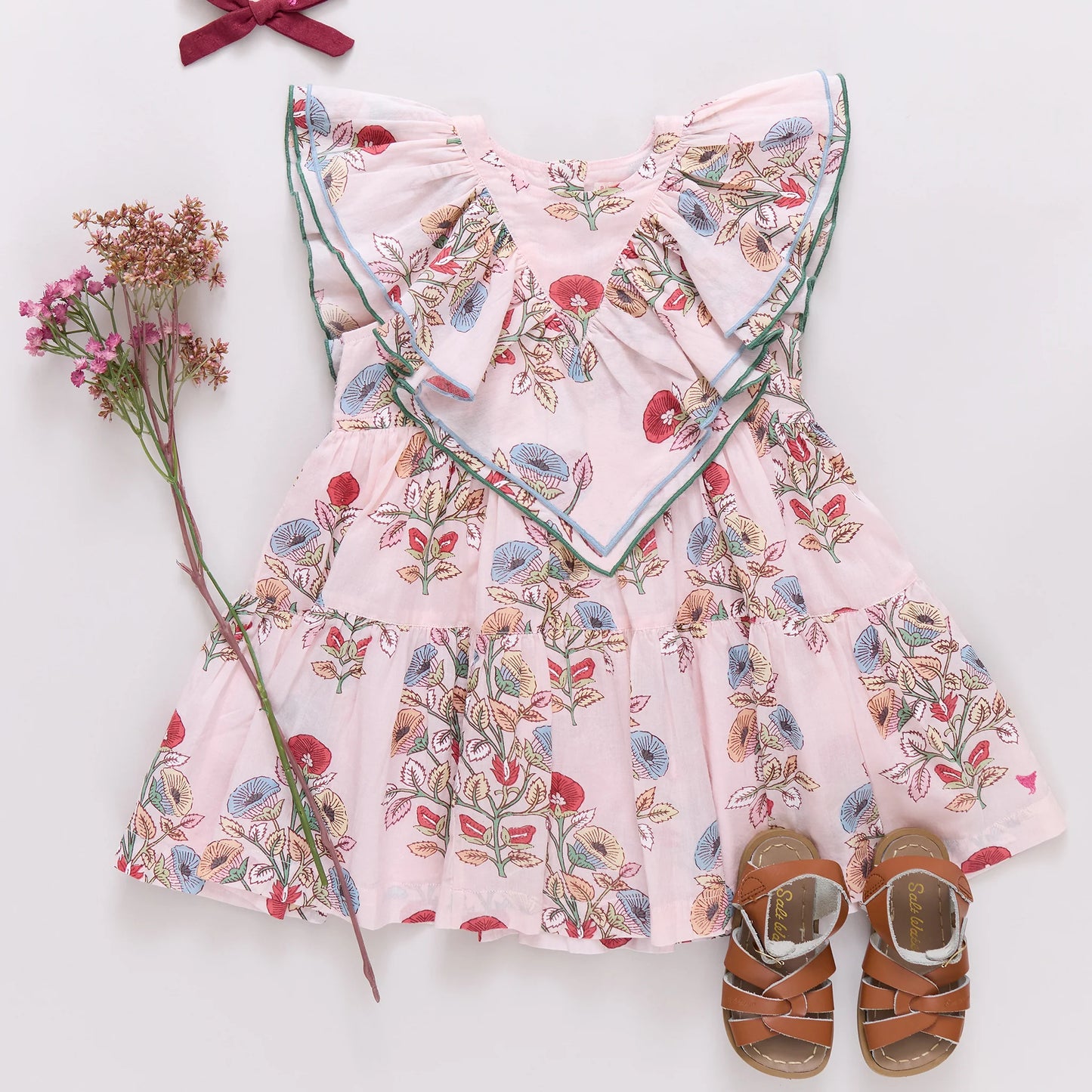 Pink Chicken Multi Bouquet Floral | Raphaela Dress