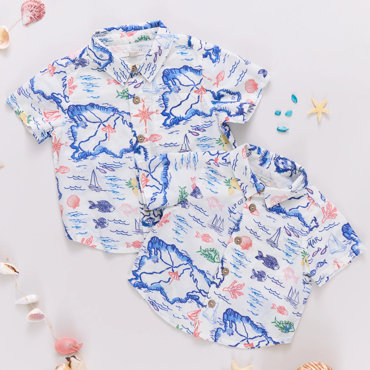 Pink Chicken Island Map | Jack Shirt