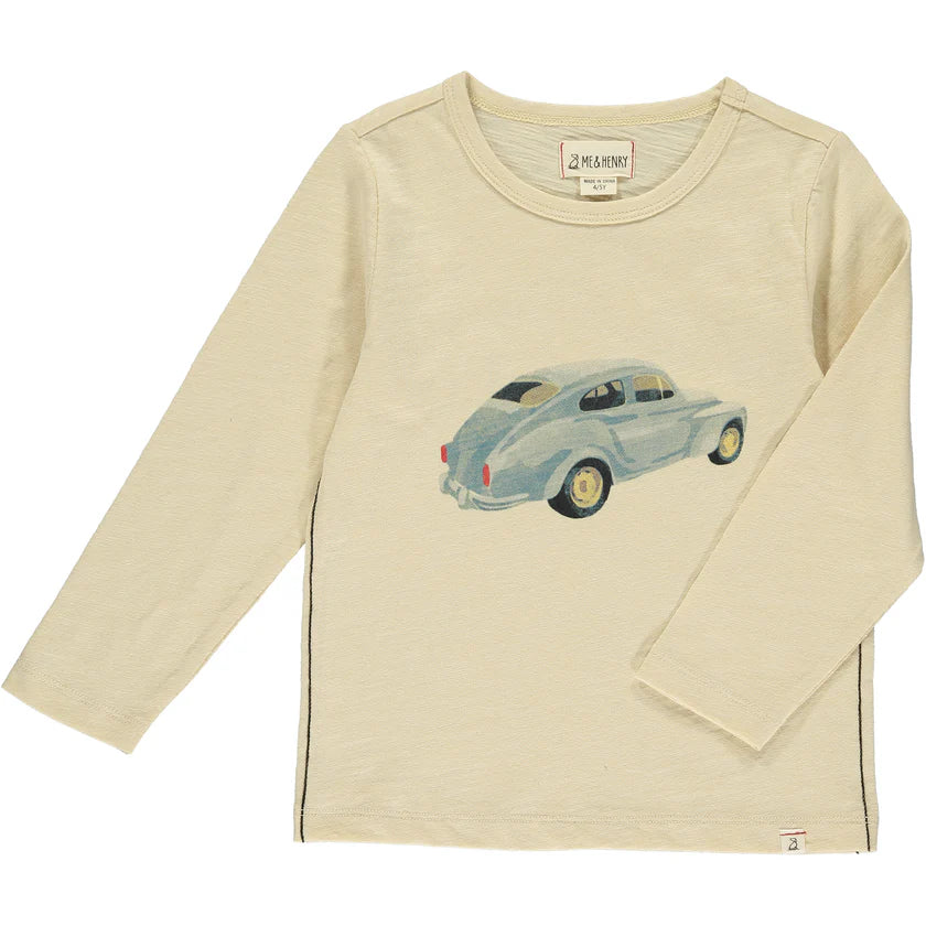 Me & Henry Beige Beetle | Cherokee Raglan Printed Tee