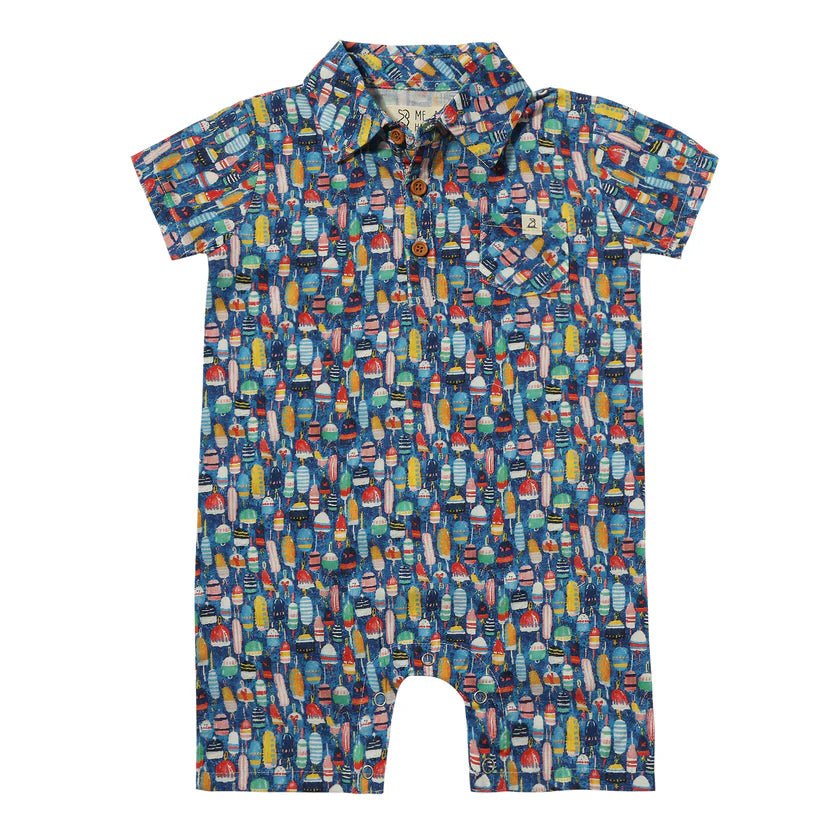 Me & Henry Multi Buoys | Molokai Printed Romper