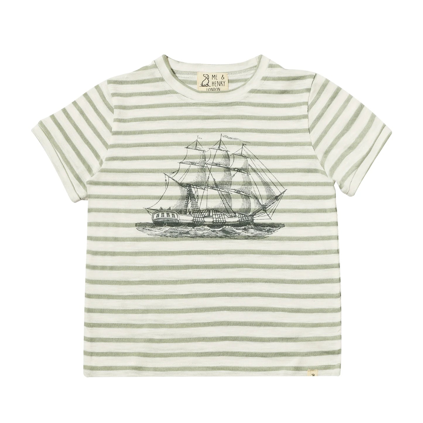 Me & Henry Grey Boat | Newquay Printed Tee