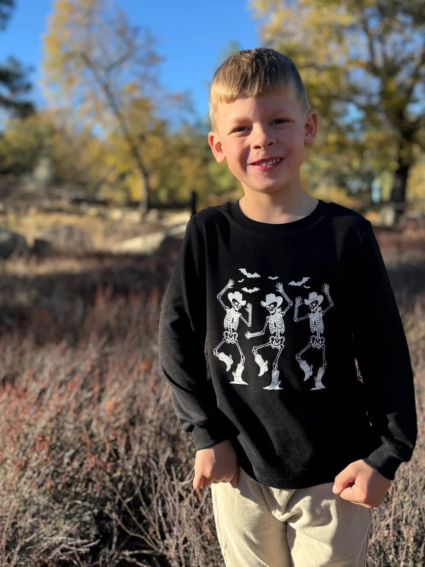 Me & Henry Dancing Cowboy Skeleton | Cherokee Printed Tee