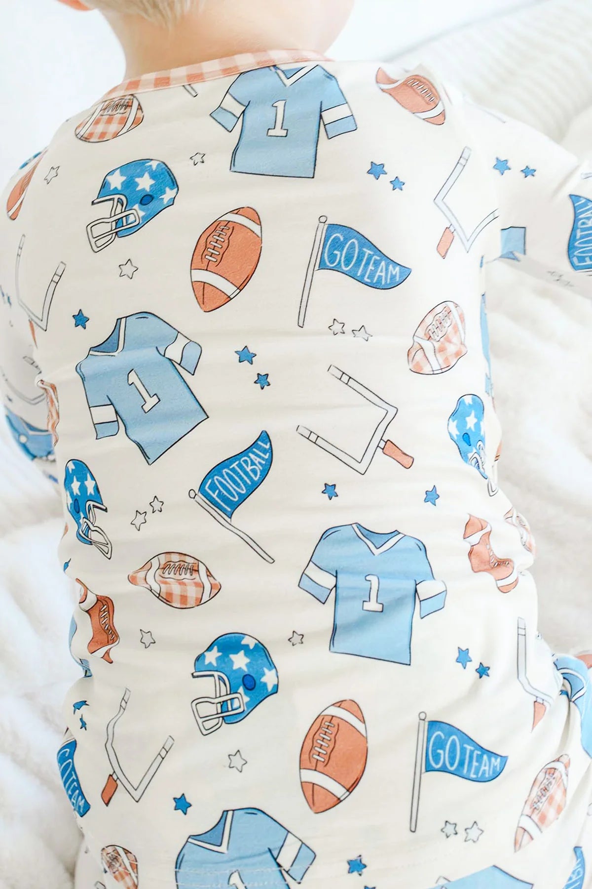Caden Lane Blue | Huddles & Cuddles Two-Piece PJ Set