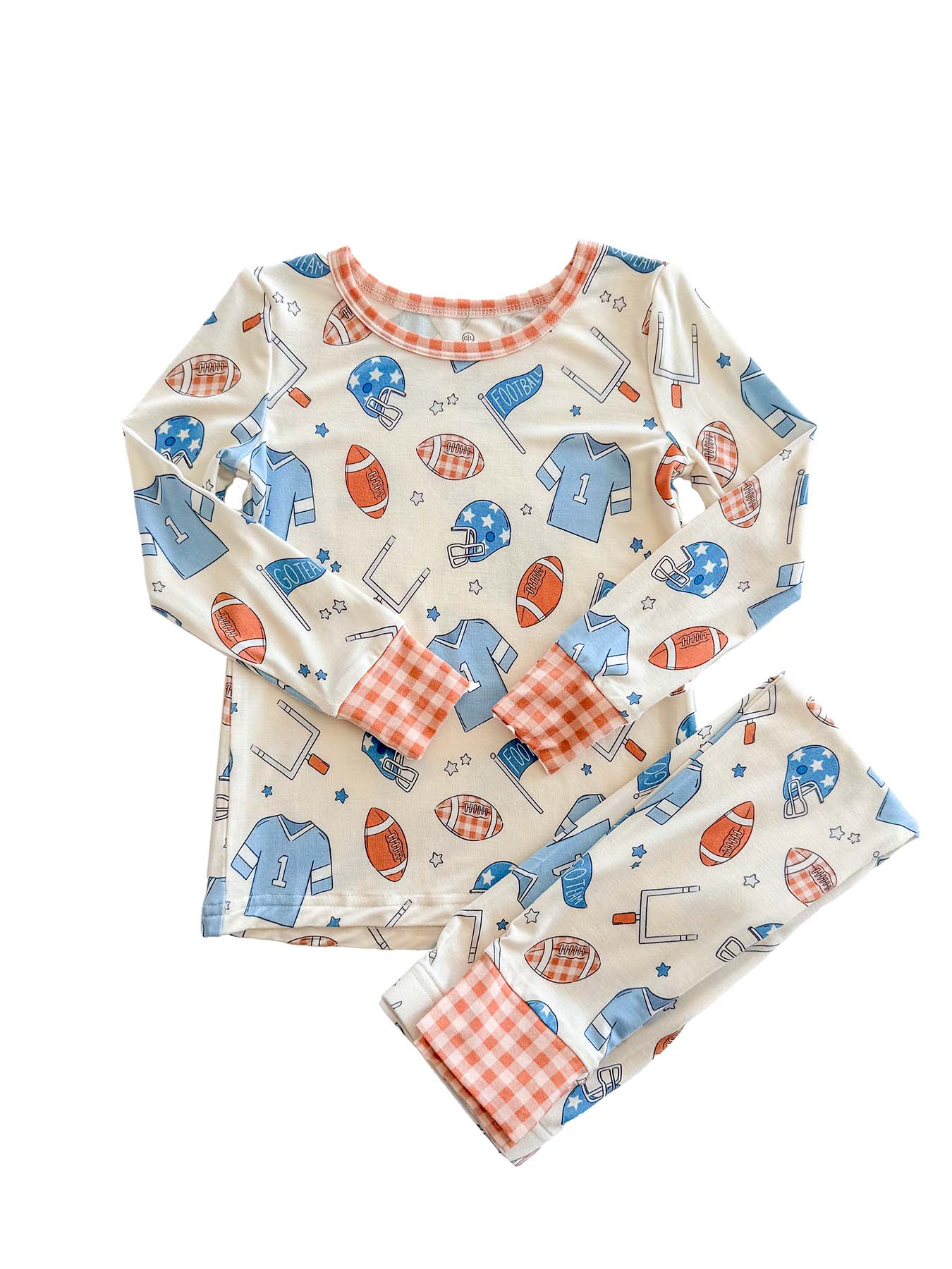 Caden Lane Blue | Huddles & Cuddles Two-Piece PJ Set