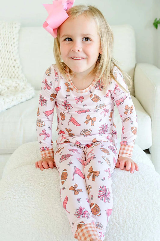 Caden Lane Pink | Huddles & Cuddles Two-Piece PJ Set