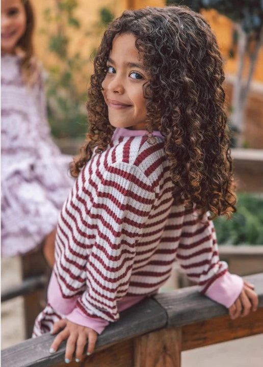 Feather 4 Arrow Mystic Maroon | Scout Stripe Top