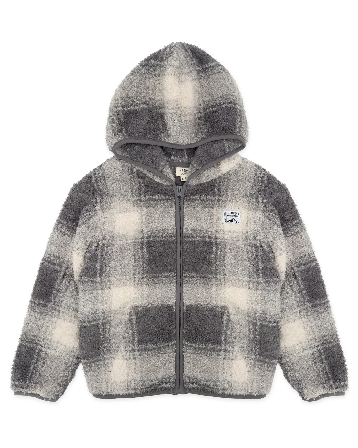 Feather 4 Arrow Ash Grey | Rocky Plaid Jacket