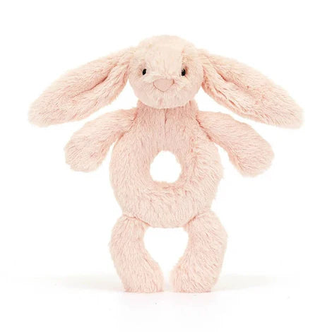 JellyCat Baby Pink | Bashful Bunny Ring Rattle